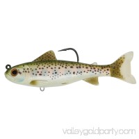 LiveTarget Trout (Parr) Freshwater, 4", 5/0 Hook, Medium/Slow Sinking, Silver/Olive   564983084